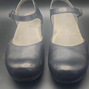 Black Dansko sandals, size 39